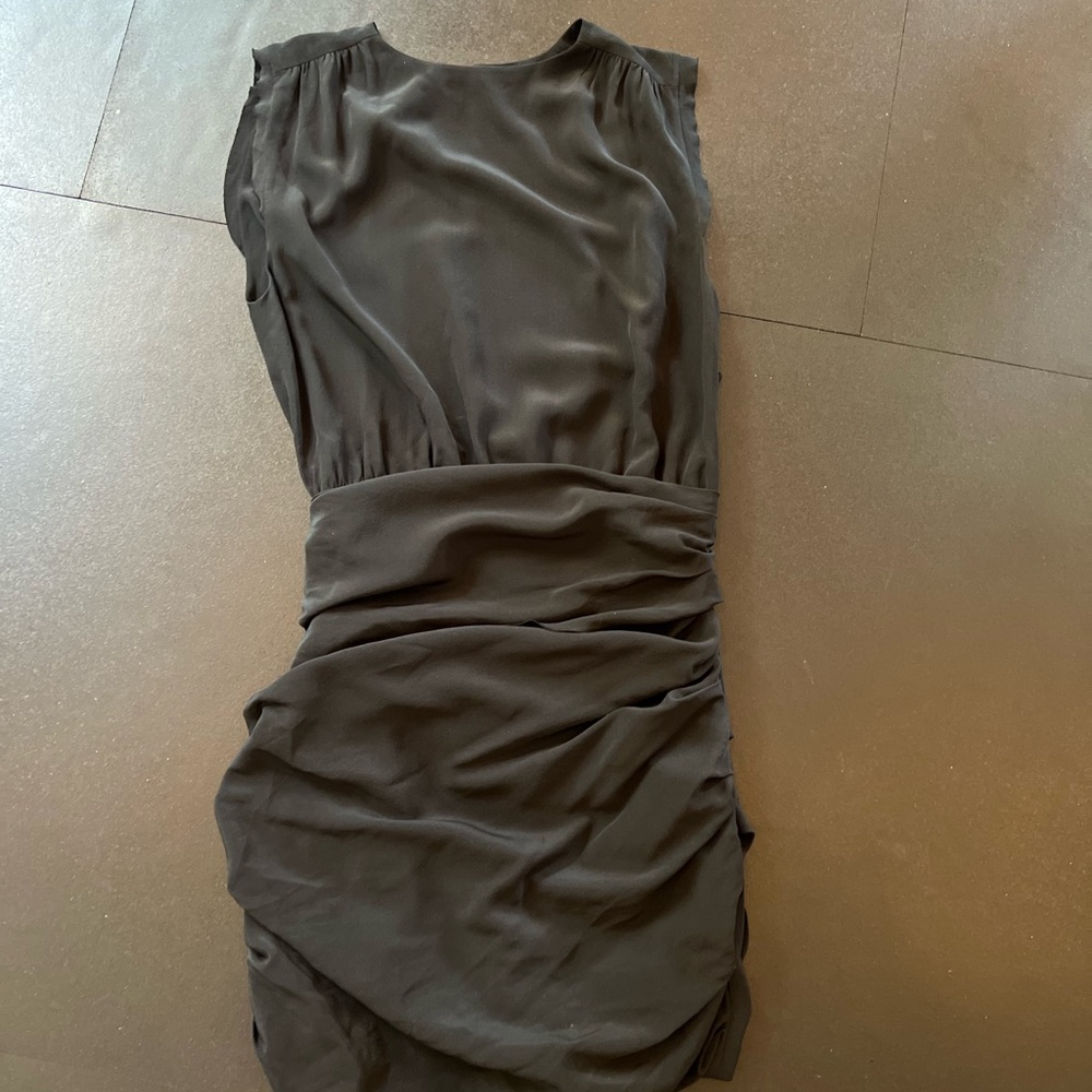 Nili Lotan 100% silk Black Dress Small